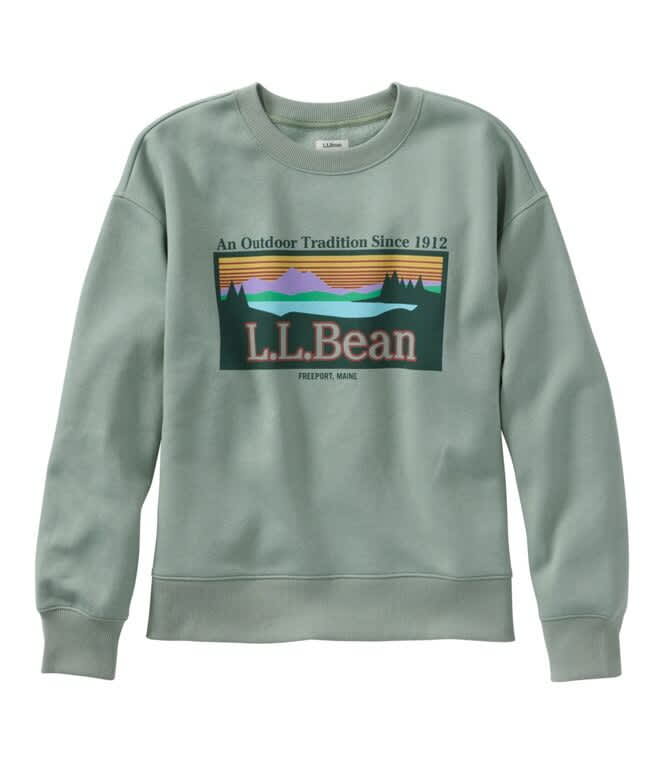 L.L.Bean-Essentials Logo Crewneck Sweatshirt - Women's
