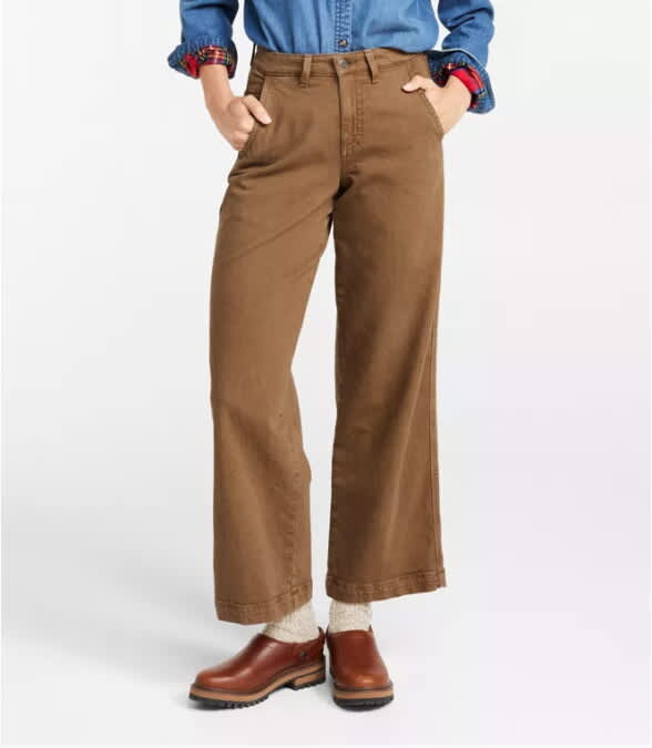 L.L.Bean-207 Vintage High-Rise Wide Leg Jean Colors - Women's