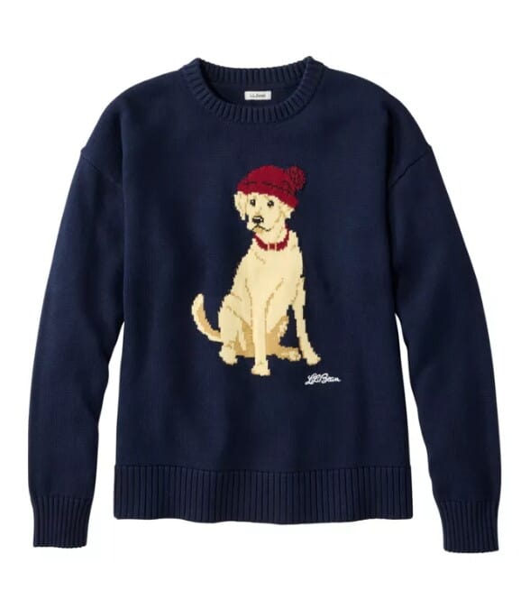 L.L.Bean-The Original Double L Crewneck Novelty Sweater - Women's