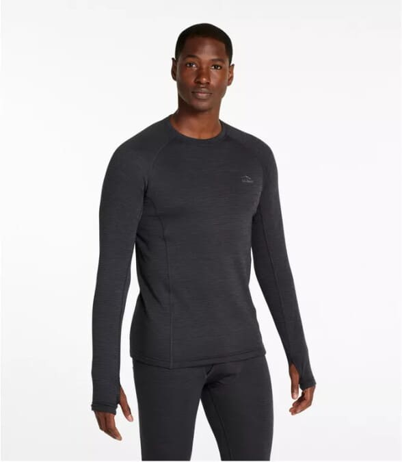 L.L.Bean-L.L.Bean Midweight Baselayer Crew Top - Men's