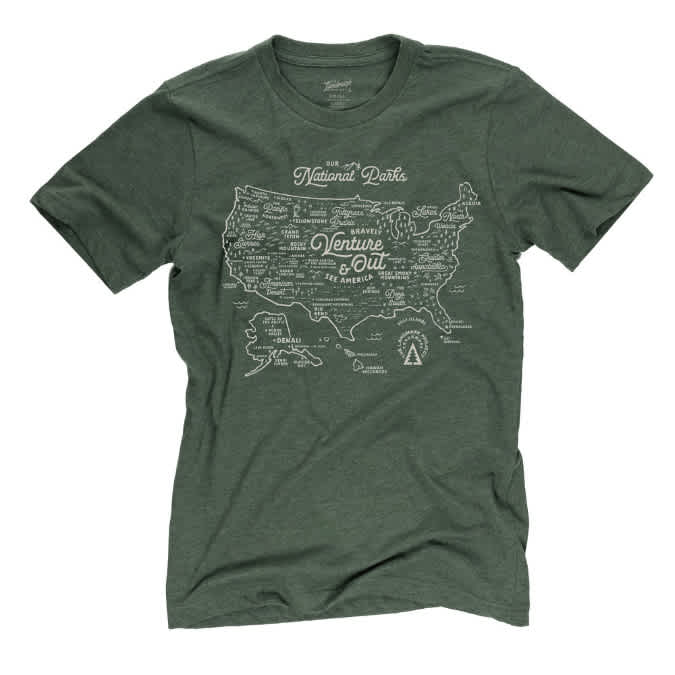 Landmark Project-NPS Map Tee - Unisex