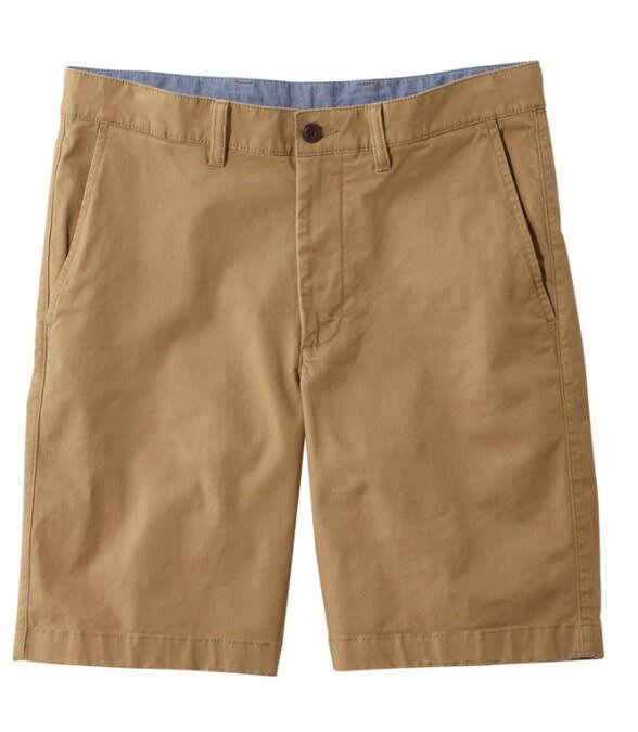 L.L.Bean-Lakewashed Stretch Khaki Short 9