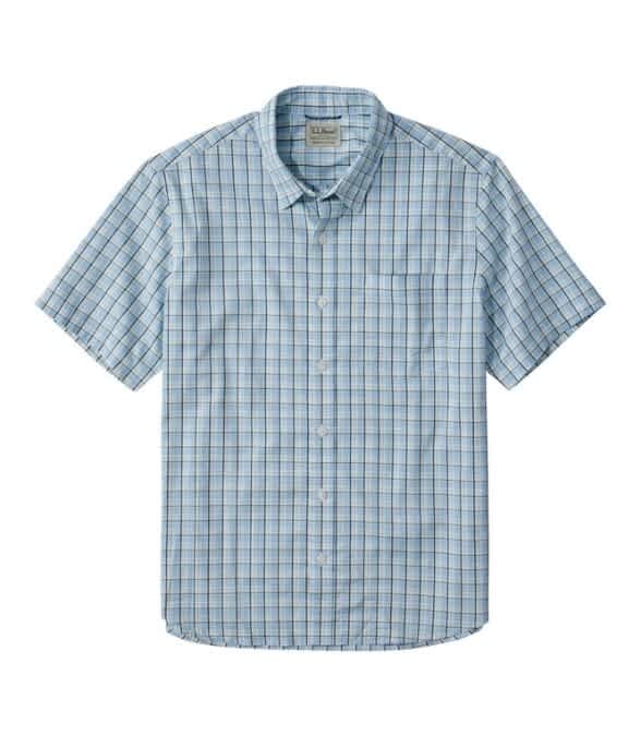 L.L.Bean-Comfort Stretch Performance Shirt Short Sleeve Slightly Fitted - Men