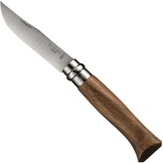 OPINEL-No. 08 Stainless Steel Folding Knife - Oak, Olive