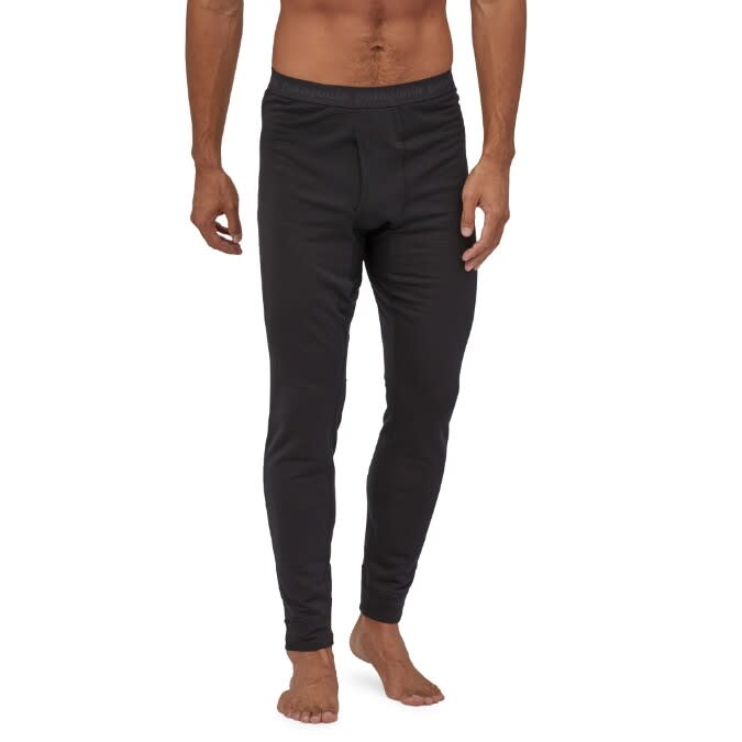 Men's Regular Fit Midweight Thermal Pants - All In Motion™ Black