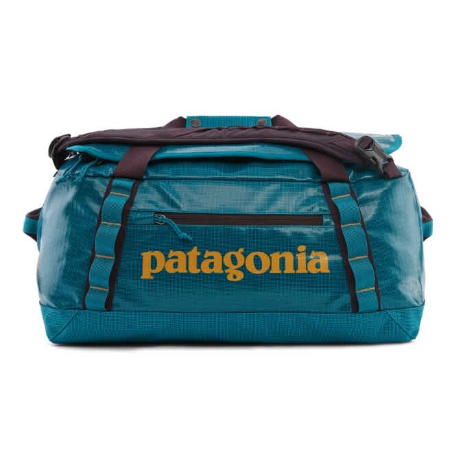 patagonia orange duffel bag