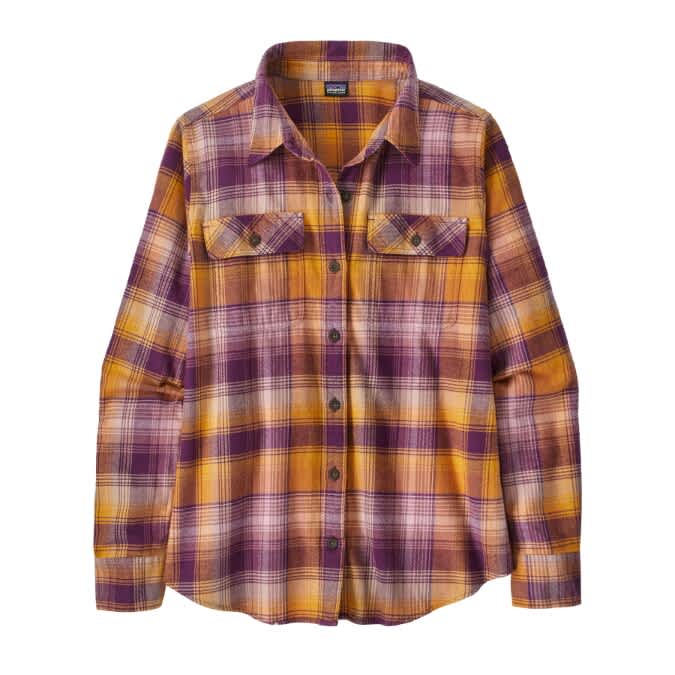 Patagonia-Long-Sleeve Organic Cotton Midweight Fjord Flannel Shirt - Women's