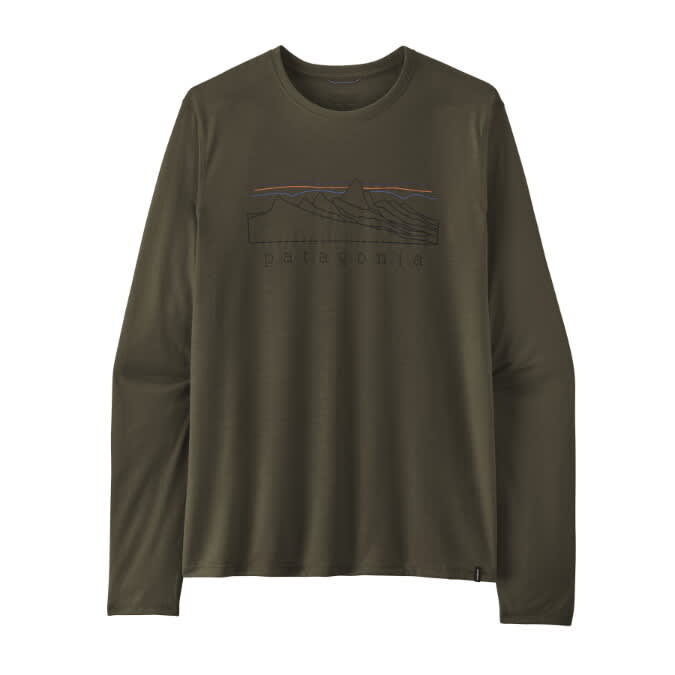Patagonia-Long Sleeve Cap Cool Trail Shirt Stratapeaks - Men's