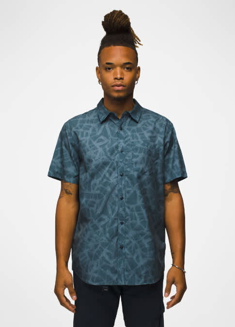 prAna-Lost Sol Printed Short-Sleeve Shirt - Men's