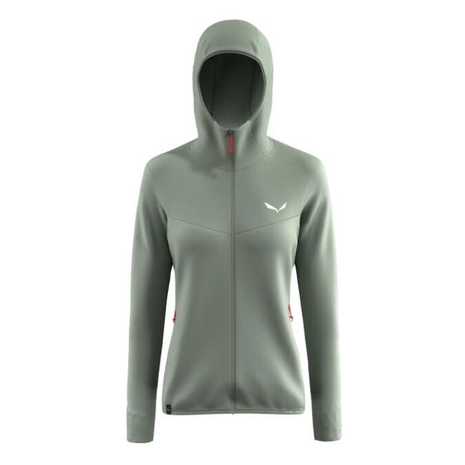 Salewa-Puez Waffle Hybrid Polarlite Hooded Jacket - Women's