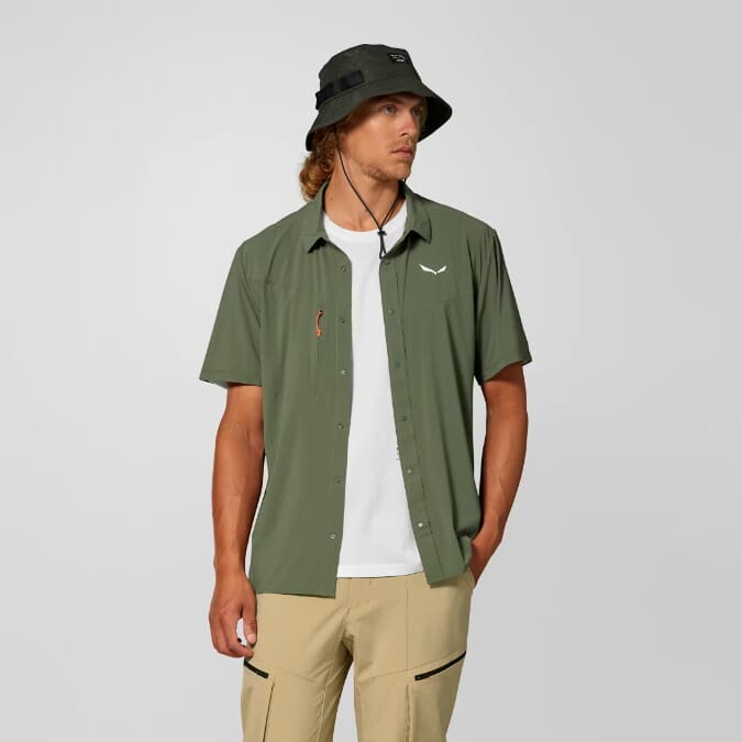 Salewa-Puez Short-Sleeve Shirt - Men's