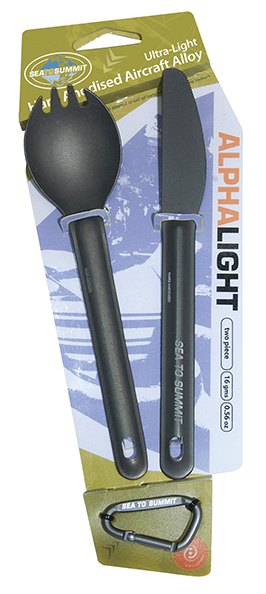 Sea to Summit-Alpha Light Spork & Knife Set