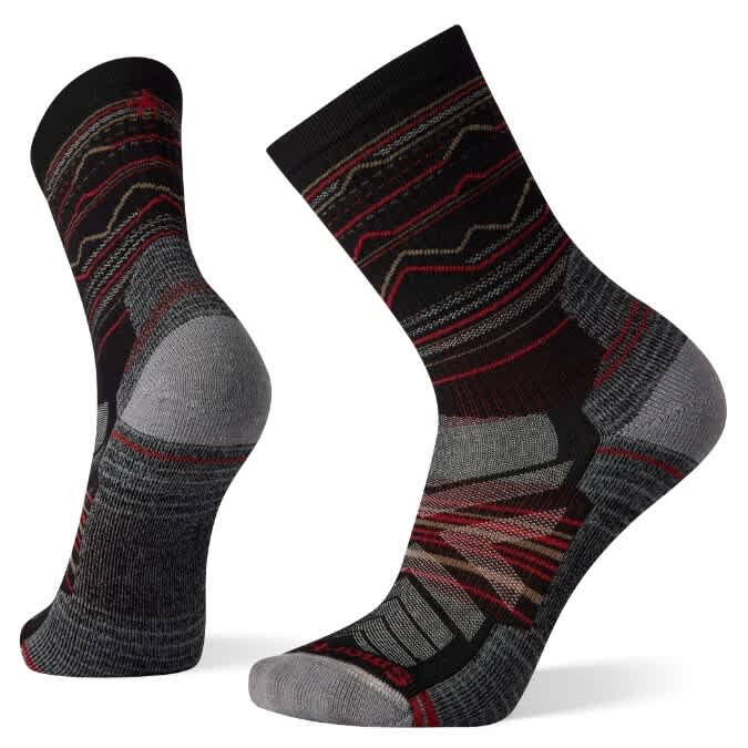 Smartwool-Hike Light Cushion Mountain Range Pattern Crew - Men's