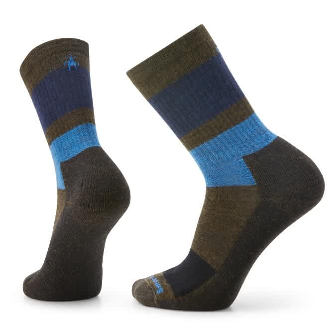 Smartwool-Everyday Blocked Stripe Crew Socks - Men's