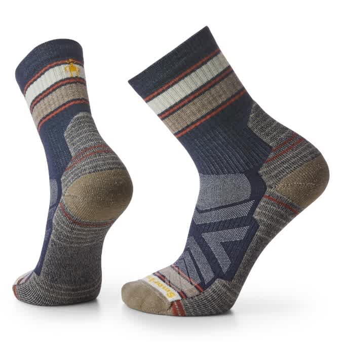 Smartwool-Hike Light Cushion Striped Mid Crew - Men's