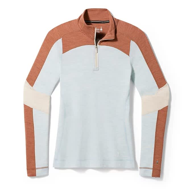 Smartwool Intraknit Thermal Baselayer Colorblock 1/4 Zip - Women's •  Wanderlust Outfitters™