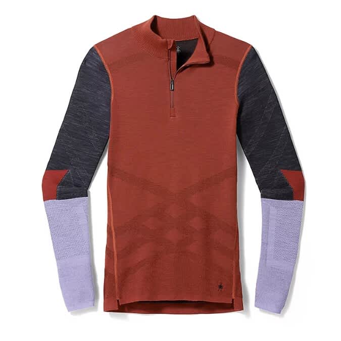Smartwool-Intraknit Thermal Baselayer Colorblock 1/4 Zip - Women's