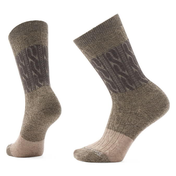 Smartwool-Everyday Color Block Cable Crew Socks - Women's