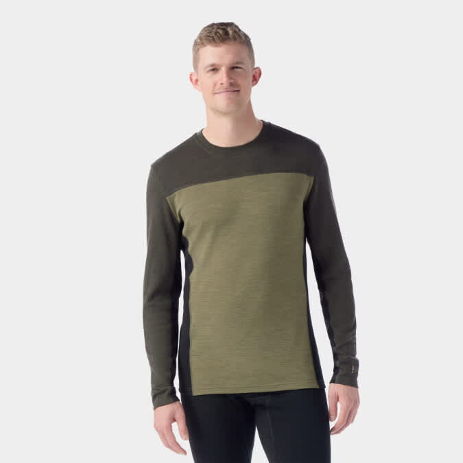 Smartwool-Classic Thermal Merino Base Layer Colorblock Crew - Men's