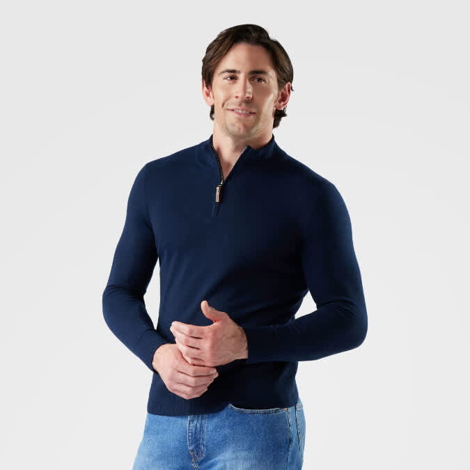 Smartwool-Sparwood 1/2 Zip Sweater - Men's