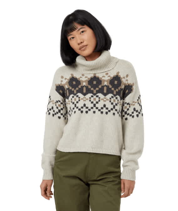 tentree Highline Intarsia Turtleneck Sweater Women's
