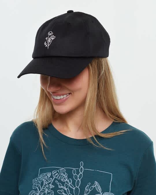 tentree-Flower Embroidery Peak Hat