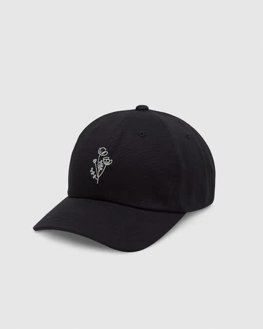 tentree-Flower Embroidery Peak Hat