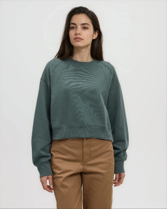 tentree-Bluffs Cropped Crew - Women's