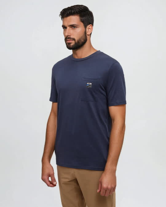 tentree-Tentree Vintage Mountain Patch T-Shirt - Men's