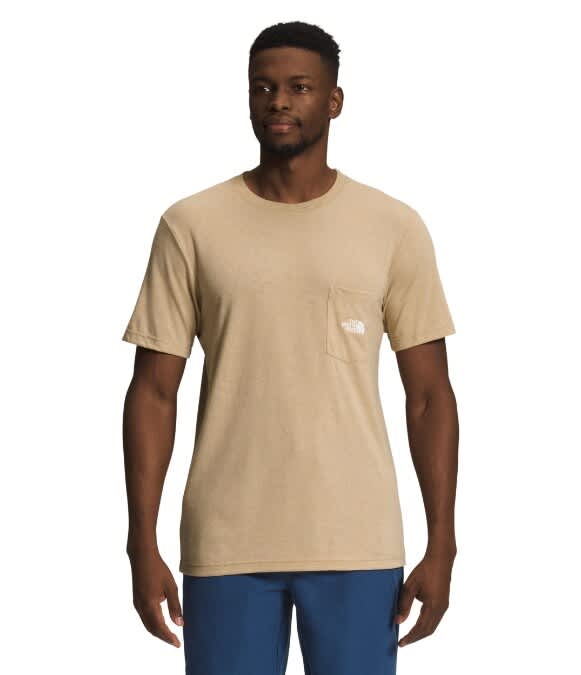 The North Face Simple Logo Tri-Blend Pocket T-Shirt - Short Sleeve