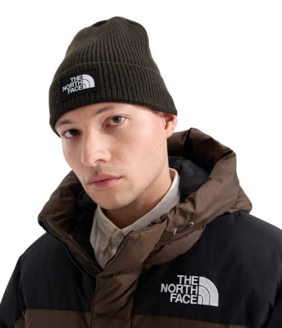 The North Face-TNF Logo Box Cuffed Beanie