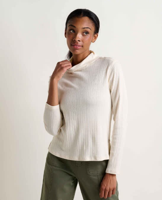 Toad & Co-Foothill Pointelle Long-Sleeve Turtleneck - Women's