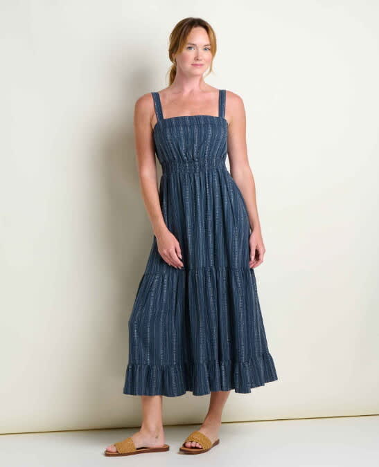 Toad & Co-Taj Hemp Tiered Midi SL Dress - Women's