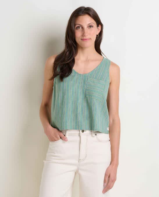 Toad & Co-Taj Hemp Button Back Tank - Women's