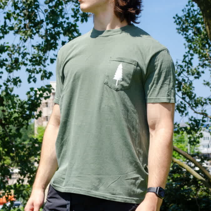 Wanderlust Outfitters-Evergreen Pocket Tee