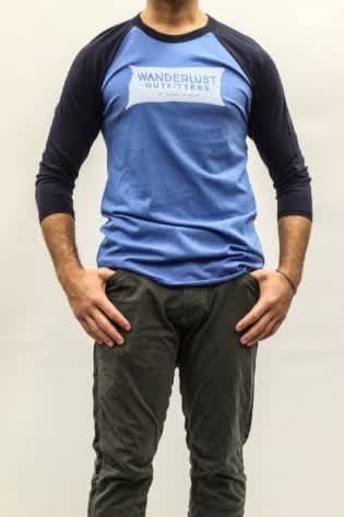 Wanderlust Outfitters-Wanderlust Outfitters Logo 3/4 Sleeve Shirt