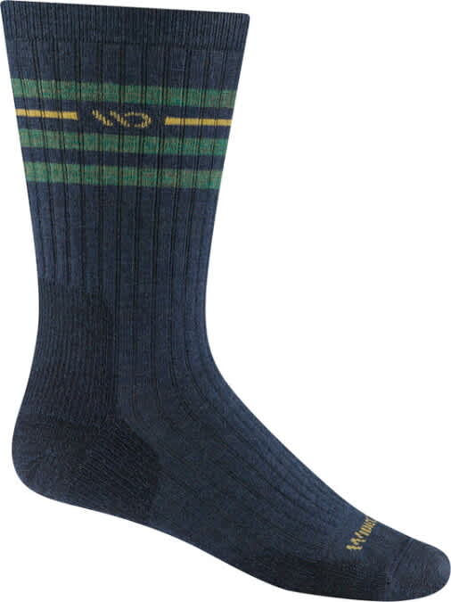 WIDE OPEN-Vintage Stripe Midweight Crew Sock - Men's