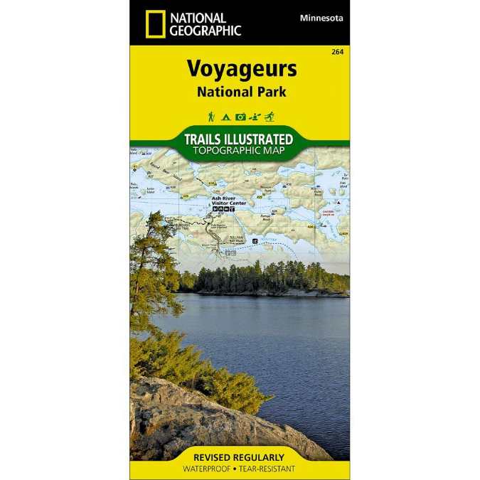 National Geographic-Voyageurs National Park Map