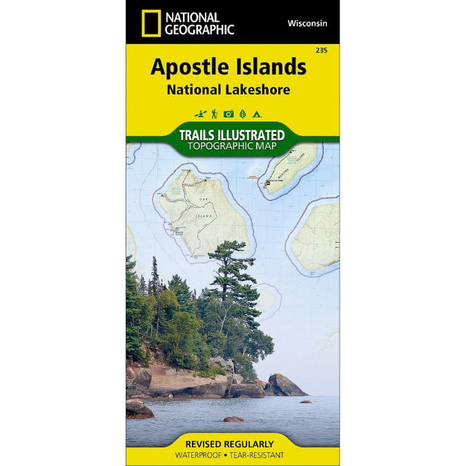 National Geographic-Apostle Islands National Lakeshore Map