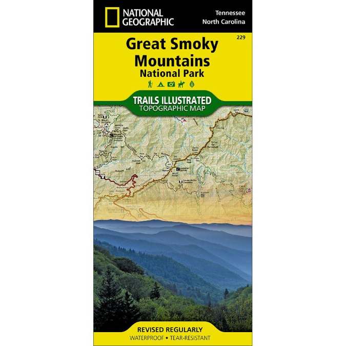 National Geographic-Great Smoky Mountain National Park Map