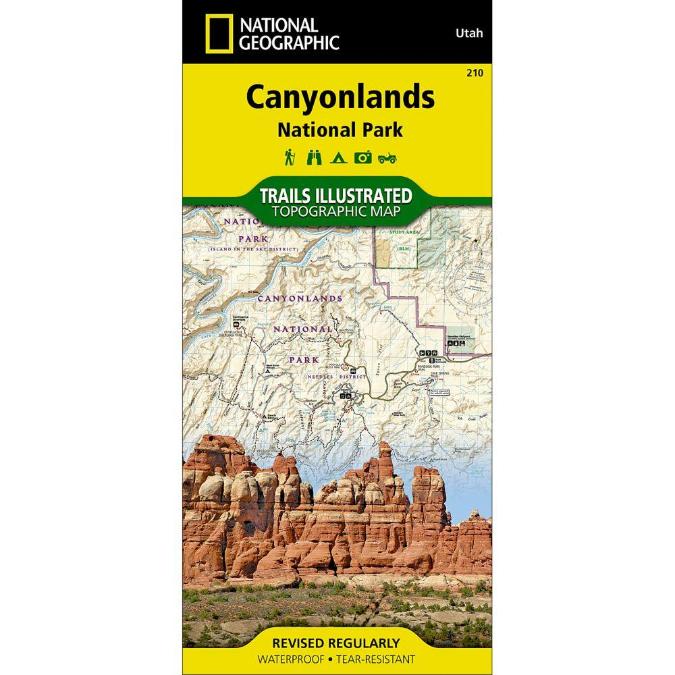 National Geographic-Canyonlands National Park Map