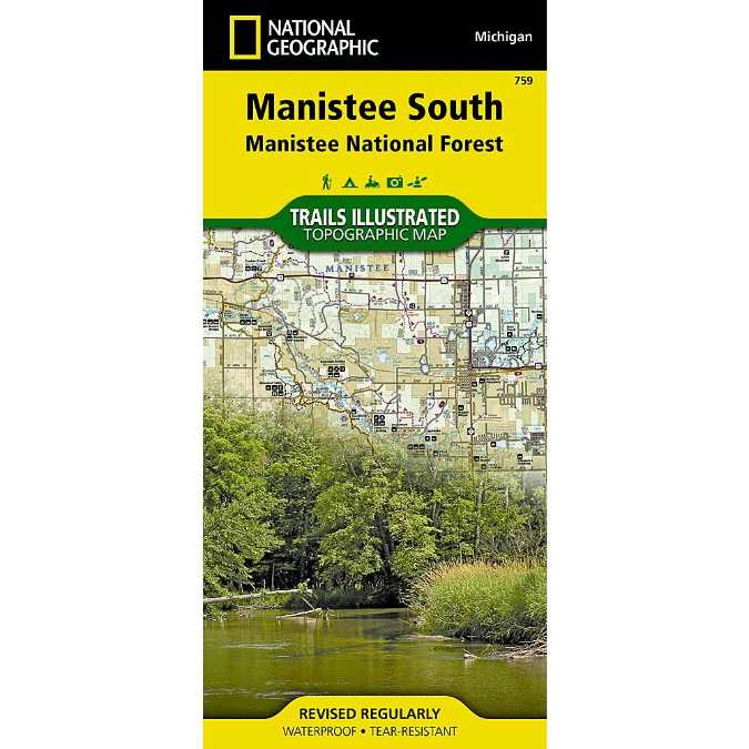 National Geographic Manistee South Manistee National Forest Map