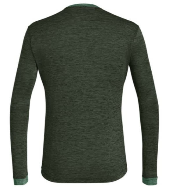 Salewa Puez Melange Dry Shirt Herren - Funktionsshirt Für Wanderungen (Faded Green)