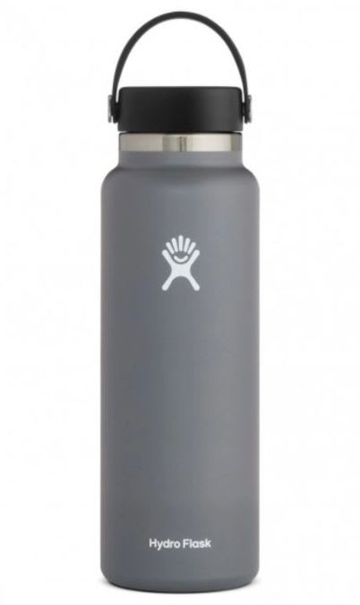 Hydro Flask 40 OZ Wide-Mouth White Water Bottle