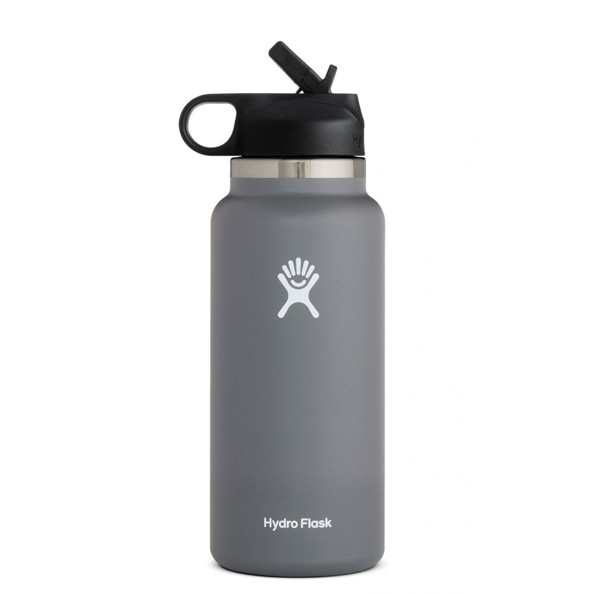 Hydro Flask Wide Mouth 2.0 Water Bottle Straw Lid - 40 oz Stone