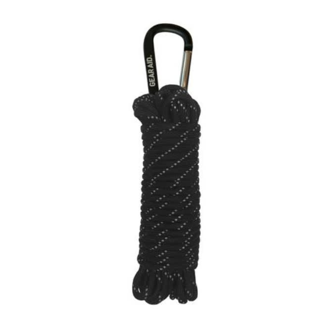 Gear Aid-550 Paracord 30ft Black Reflective