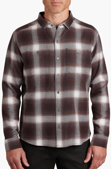 Men's Kuhl The Law Flannel Long Sleeve Button Up Shirt