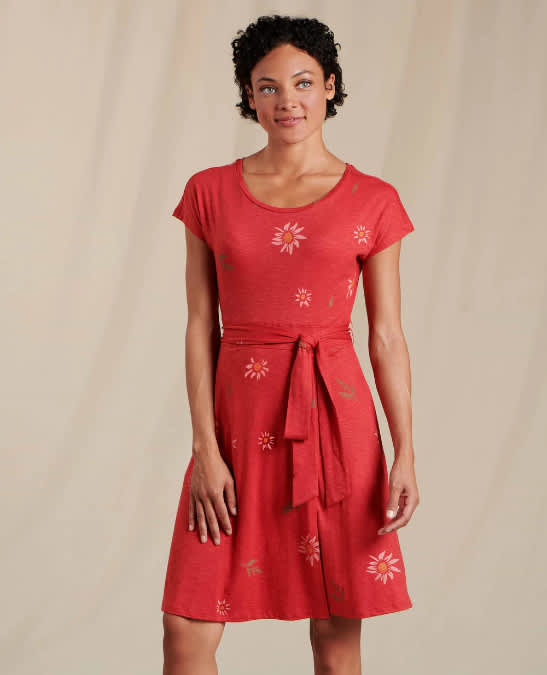 Toad \u0026 Co Cue Wrap Short-Sleeve Dress 