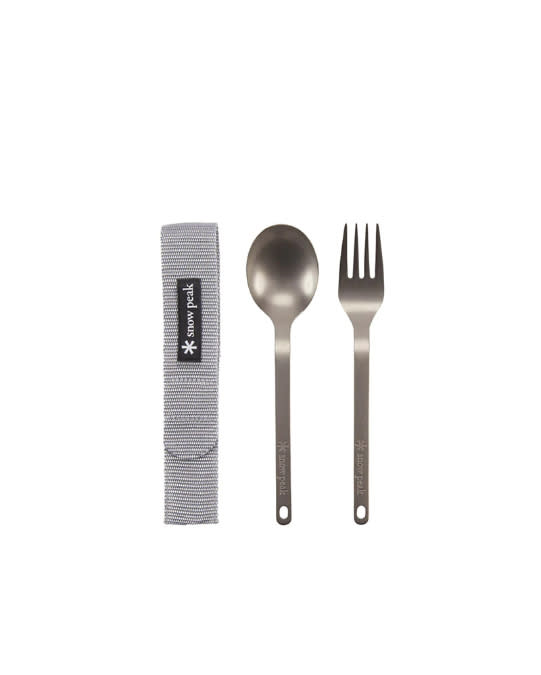 Snow Peak-Titanium Fork and Spoon Set