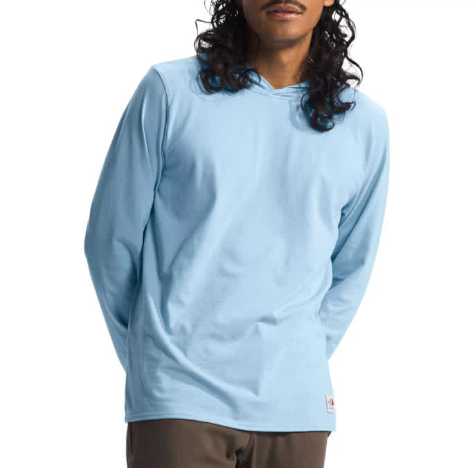 The North Face-Long-Sleeve Heritage Patch Hoodie Tee - Men's